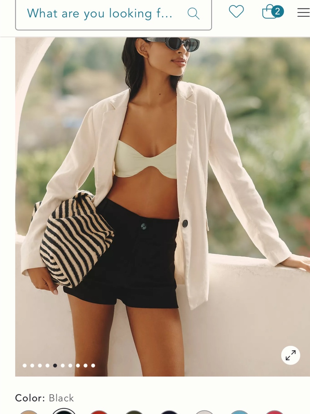 Anthopologie Maeve Colette high rish short - Picture 2 of 8